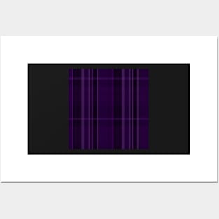 Gothic Aesthetic Conall 2 Hand Drawn Textured Plaid Pattern Posters and Art